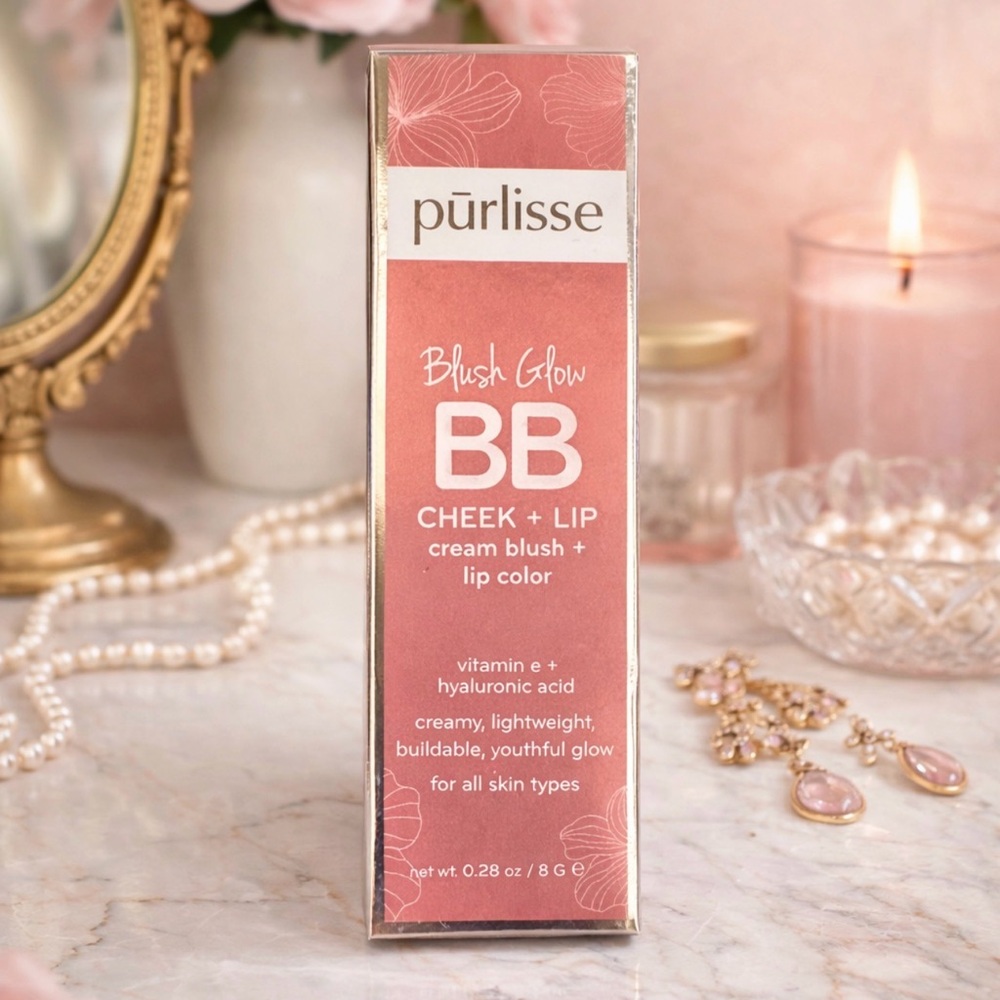 Purlisse Blush Glow BB Cream Blush - Soft Pink